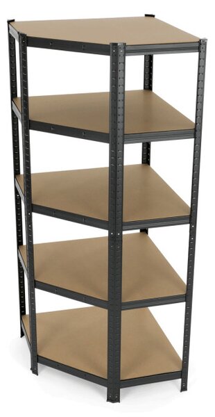 Regál 75x180x75 cm černý AUR-G2075 BK