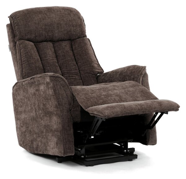 Polohovací křeslo hnědé, elektrické TV-H9727 BR2