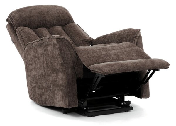 Polohovací křeslo hnědé, elektrické TV-H9727 BR2