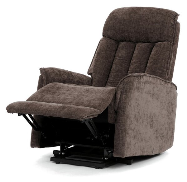 Polohovací křeslo hnědé, elektrické TV-H9727 BR2