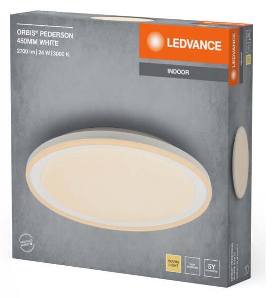 Ledvance - LED Stropní svítidlo ORBIS PEDERSON LED/24W/230V pr. 45 cm bílá