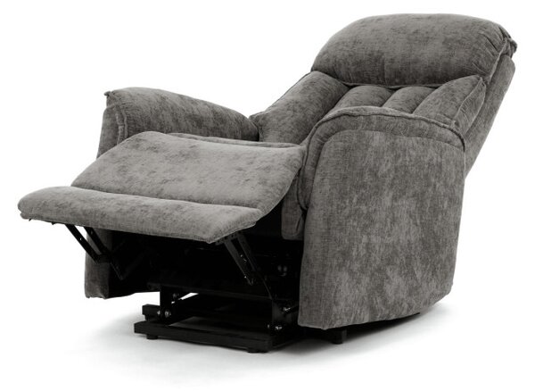 Polohovací křeslo šedé, elektrické TV-H9727 GREY2