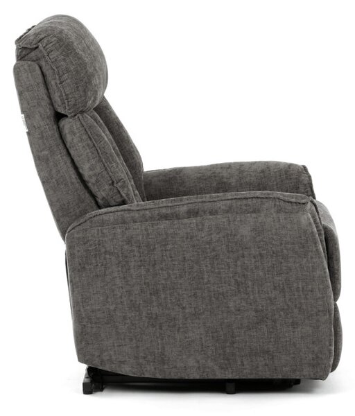 Polohovací křeslo šedé, elektrické TV-H9727 GREY2