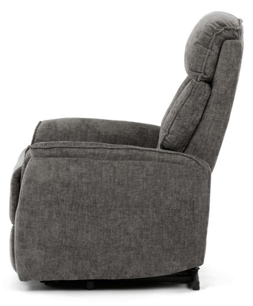 Polohovací křeslo šedé, elektrické TV-H9727 GREY2