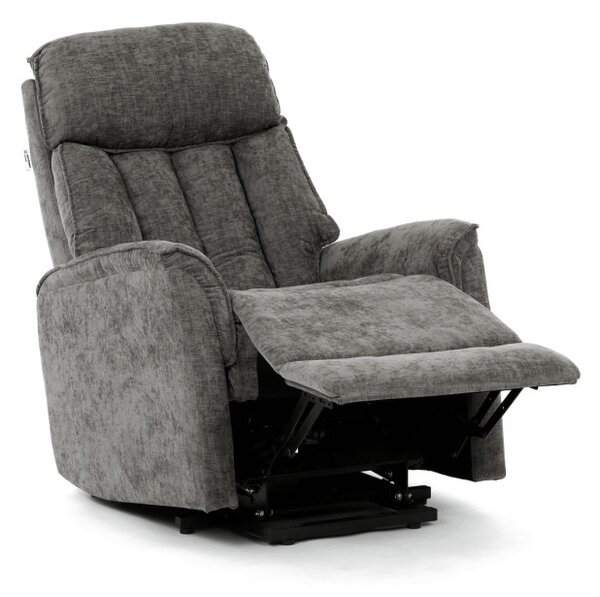 Polohovací křeslo šedé, elektrické TV-H9727 GREY2