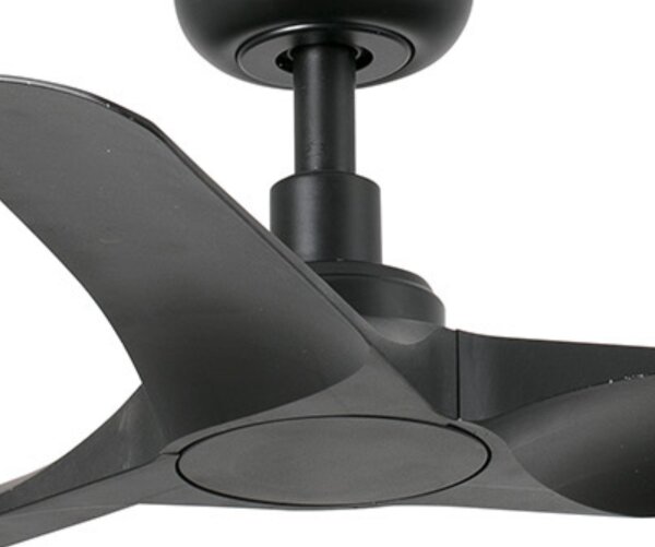 FARO 33825WT - Stropní ventilátor HEY S černá pr. 90 cm WT + dálkové ovládání
