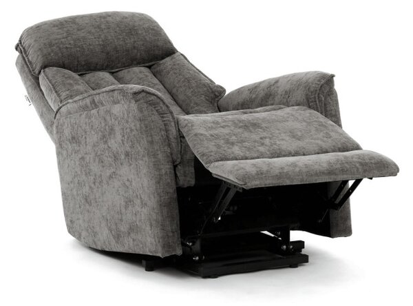 Polohovací křeslo šedé, elektrické TV-H9727 GREY2