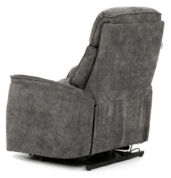 Polohovací křeslo šedé, elektrické TV-H9727 GREY2