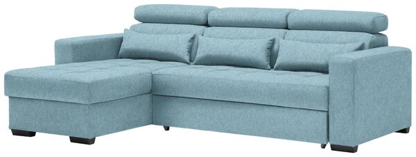 ROHOVÁ SEDAČKA, textil, modrá Carryhome - Sedací soupravy, Online Only