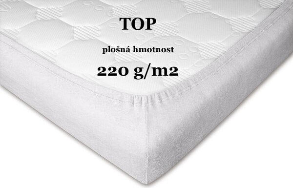 DADKA Froté prostěradlo stříbrné Rozměr 90x200x20 jednolůžko