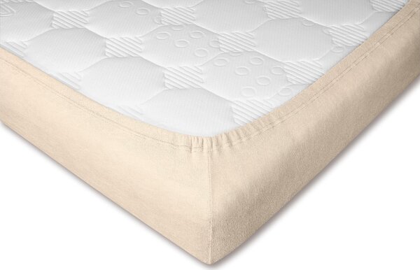 DADKA Froté prostěradlo banán Rozměr 90x200x20 jednolůžko