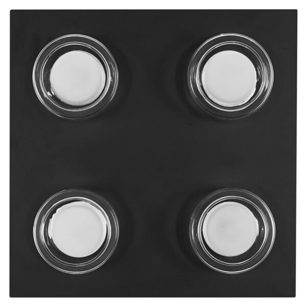 Ledvance -LED Koupelnové stropní svítidlo ORBIS FLAME 4xLED/5,5W/230V IP44 černá