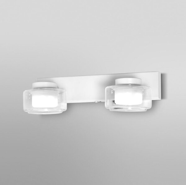 Ledvance -LED Koupelnové nástěnné svítidlo ORBIS FLAME 2xLED/5,5W/230V IP44 bílá