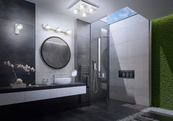 Ledvance -LED Koupelnové nástěnné svítidlo ORBIS FLAME 2xLED/5,5W/230V IP44 bílá
