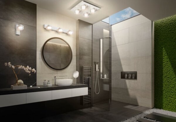 Ledvance -LED Koupelnové nástěnné svítidlo ORBIS FLAME 3xLED/5,5W/230V IP44 bílá