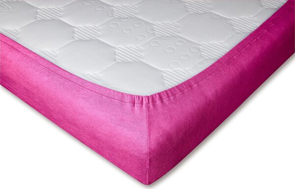 DADKA Froté prostěradlo ostružina Rozměr 90x200x20 jednolůžko