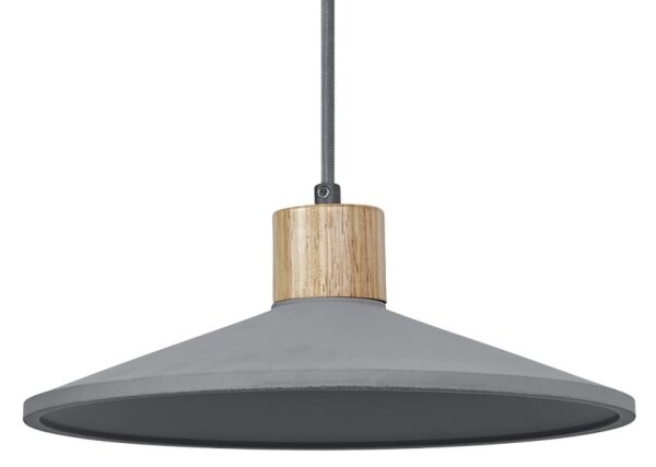 Ledvance - Lustr na lanku DECOR CONCRETE 1xE27/15W/230V pr. 32 cm beton šedá
