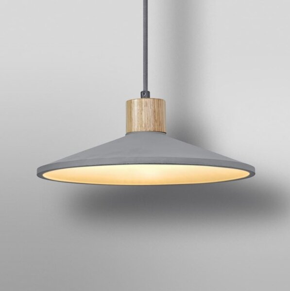 Ledvance - Lustr na lanku DECOR CONCRETE 1xE27/15W/230V pr. 32 cm beton šedá