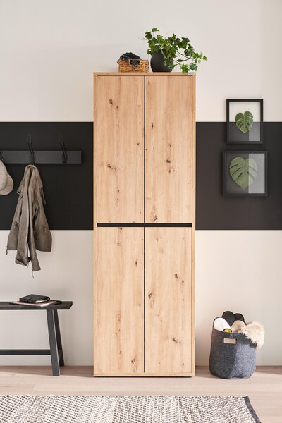 BOTNÍK, barvy dubu, 70/210/34 cm Xora - Botníky