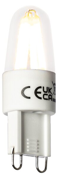 Sada 5 LED vláknových žárovek G9 1,8 W 170 lm 2300 K