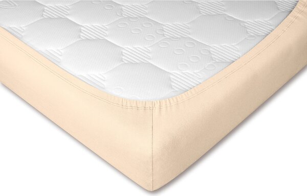 DADKA Jersey prostěradlo banán Rozměr 90x200x20 jednolůžko