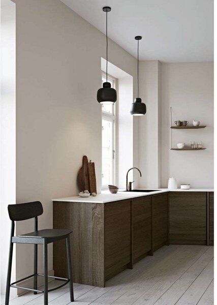 Závěsná svítidlo Woud, Stone, stmívatelné, Bílá, Kuchyně, Kov, Design