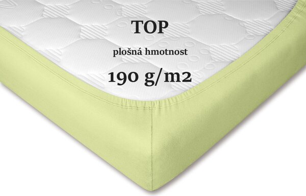 DADKA Jersey prostěradlo hrášek Rozměr 90x200x20 jednolůžko