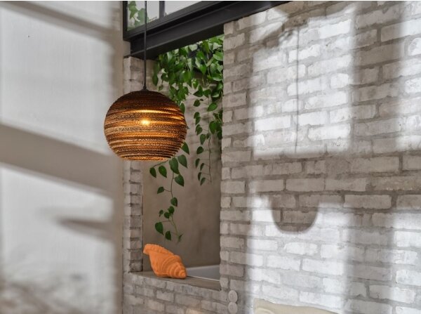 Ledvance - Lustr na lanku DECOR CARDBOARD 1xE27/15W/230V pr. 26 cm