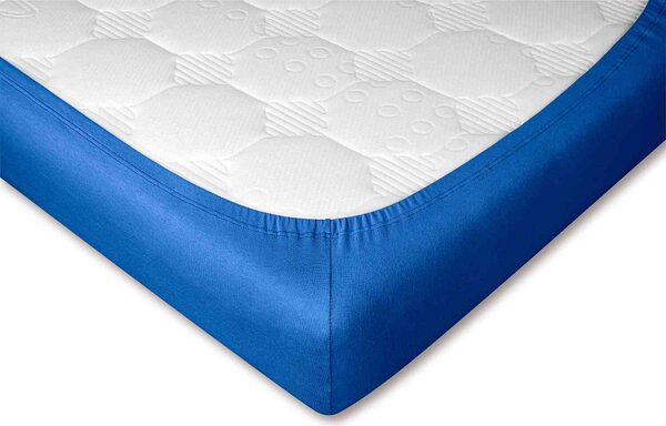 DADKA Jersey prostěradlo královská modř Rozměr 90x200x20 jednolůžko
