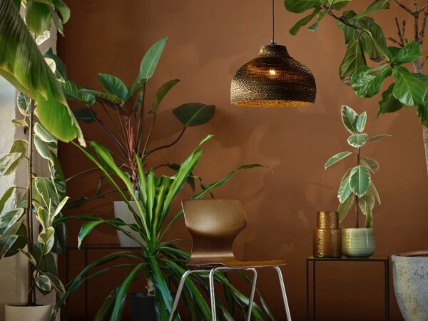 Ledvance - Lustr na lanku DECOR CARDBOARD 1xE27/15W/230V pr. 36 cm