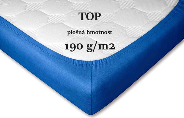 DADKA Jersey prostěradlo královská modř Rozměr 90x200x20 jednolůžko