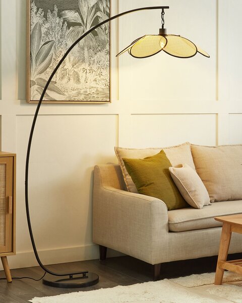 Stojací lampa MERRICA Kov Černá