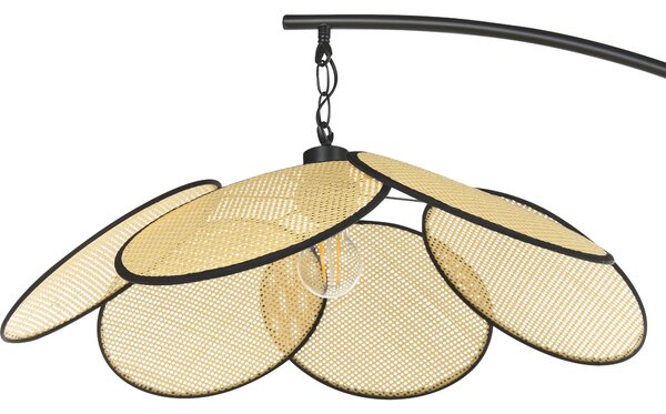 Stojací lampa MERRICA Kov Černá