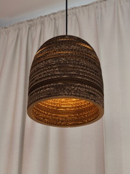 Ledvance - Lustr na lanku DECOR CARDBOARD 1xE27/15W/230V pr. 25 cm