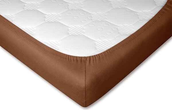 DADKA Jersey prostěradlo nugát Rozměr 90x200x20 jednolůžko