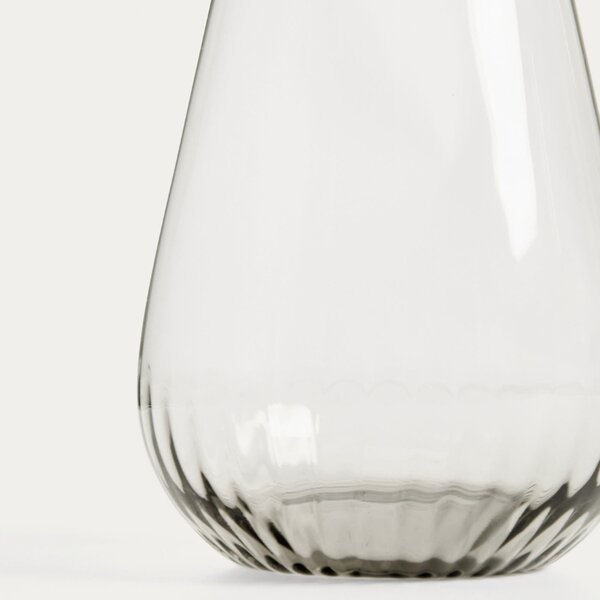 Kave Home Šedá sklenička Davel 425 ml