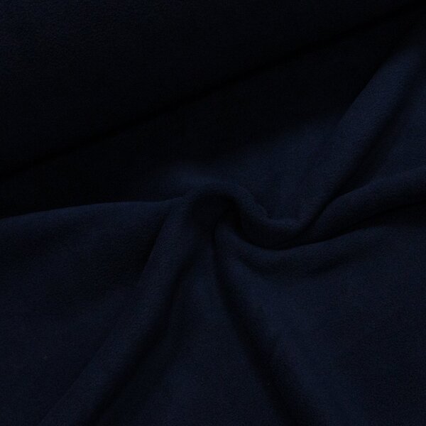 Fleece (flís) 085 jednobarevná uni tmavě modrá, š.150cm (látka v metráži)