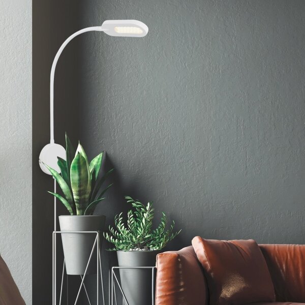 Briloner 2177016 - LED Stmívatelná flexibilní nástěnná lampa LED/6W/230V bílá