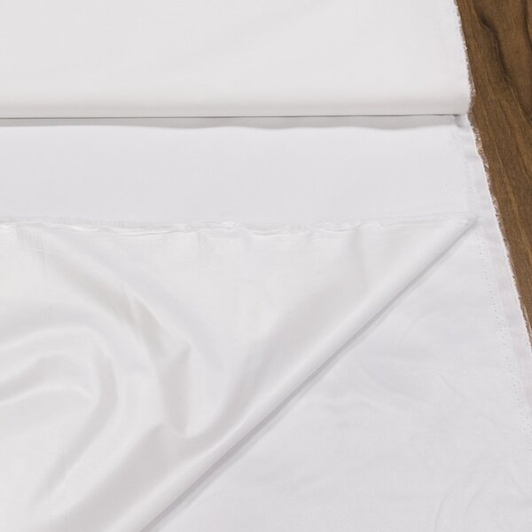 Šusťákovina (lehká kočárkovina) TPU 2 jednobarevná bílá, š.150cm (látka v metráži)