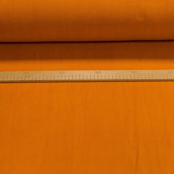 Fleece (flís) jednobarevná uni oranžová, š.150cm (látka v metráži)