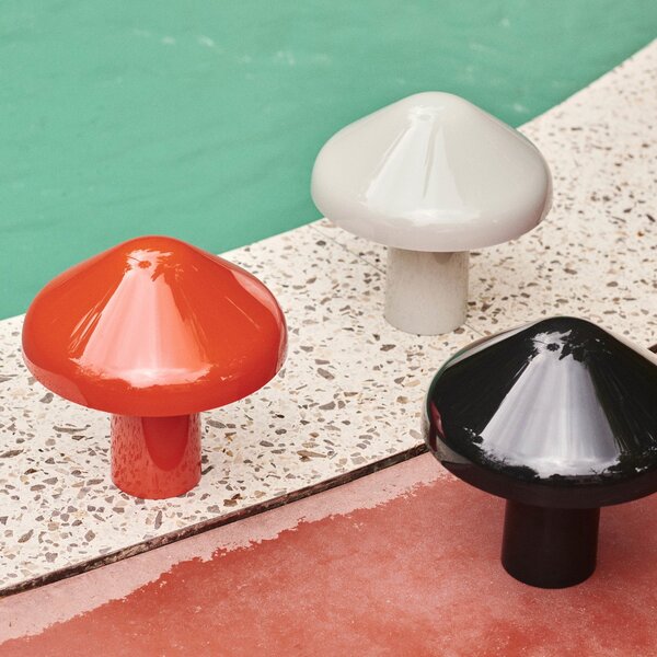 HAY Přenosná lampa Pao Portable, Soft Black