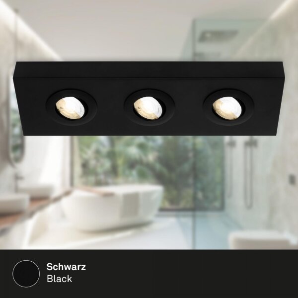 Briloner 3996035 - LED Bodové svítidlo CTS 3xLED/4W/230V 2700/4000K černá