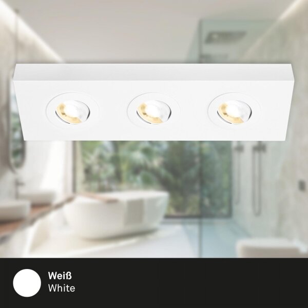 Briloner 3996036 - LED Bodové svítidlo CTS 3xLED/4W/230V 2700/4000K bílá