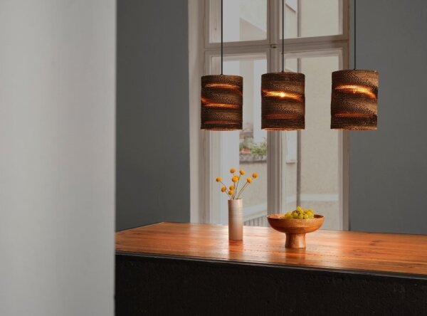 Ledvance - Lustr na lanku DECOR CARDBOARD 3xE27/15W/230V