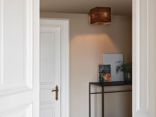 Ledvance - Stropní svítidlo DECOR CARDBOARD 1xE27/15W/230V 25x25 cm