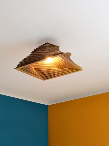 Ledvance - Stropní svítidlo DECOR CARDBOARD 1xE27/15W/230V 40x40 cm
