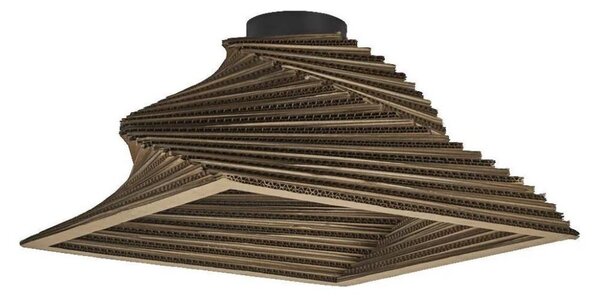Ledvance - Stropní svítidlo DECOR CARDBOARD 1xE27/15W/230V 40x40 cm