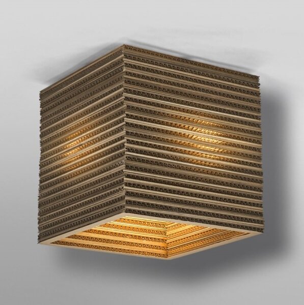 Ledvance - Stropní svítidlo DECOR CARDBOARD 1xE27/15W/230V 25x25 cm