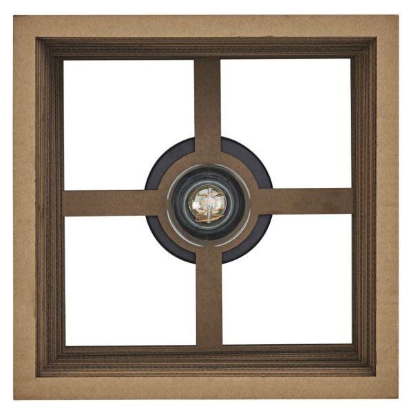 Ledvance - Stropní svítidlo DECOR CARDBOARD 1xE27/15W/230V 25x25 cm