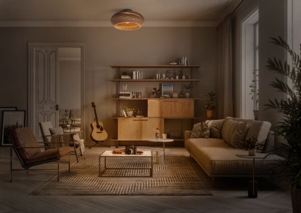 Ledvance - Stropní svítidlo DECOR CARDBOARD 1xE27/15W/230V pr. 40 cm